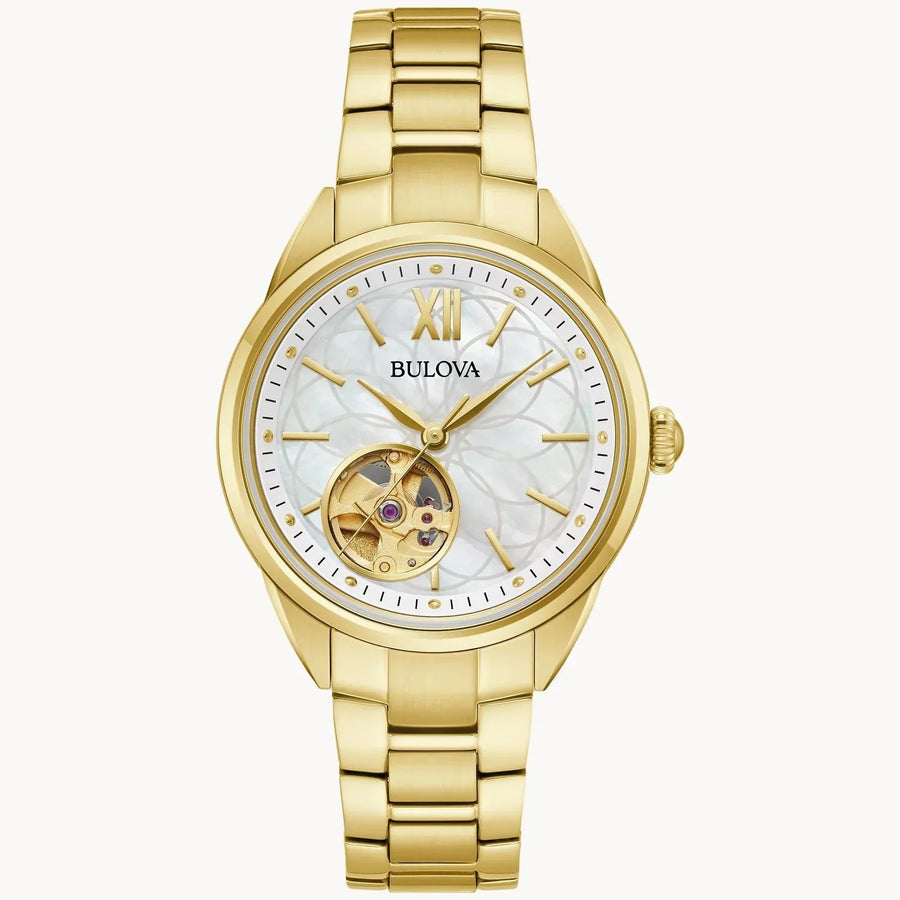Reloj Bulova Classic Sutton Automático Oro para Hombre 97l172