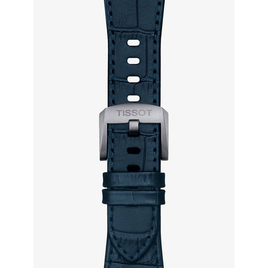 Tissot Mens Watch Prx Blue Leather T1374101604100