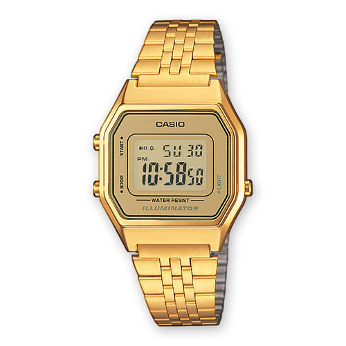Reloj unisex Casio LA680WEGA-9ER Dorado