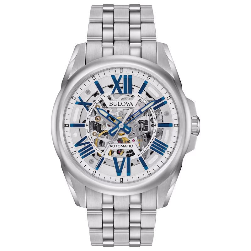 Reloj Bulova Classic para hombre plateado 96a187