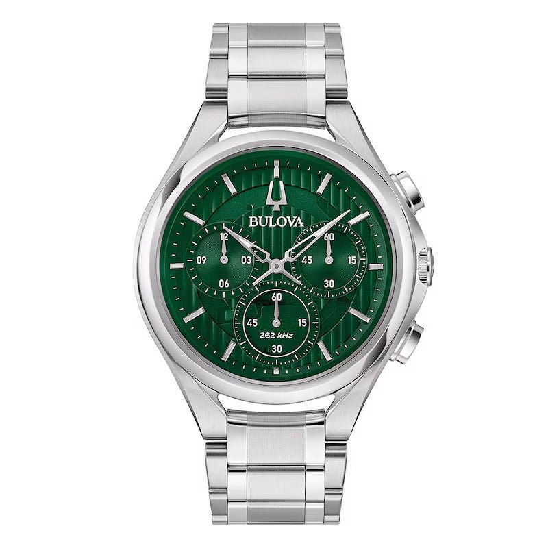 Reloj Bulova Curv para hombre color verde 96a297