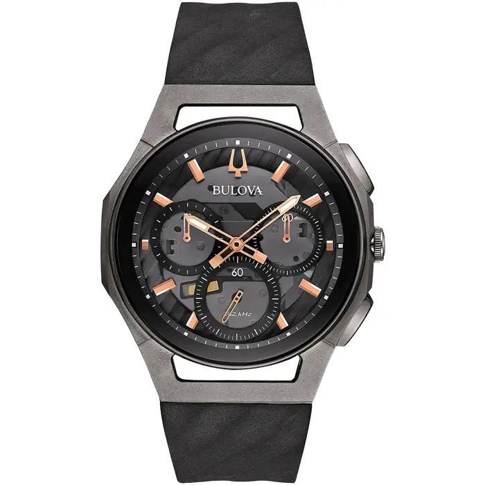 Reloj Curv gris para hombre Bulova 98a162