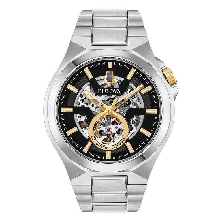 Reloj Bulova Maquina negro para hombre 98a224