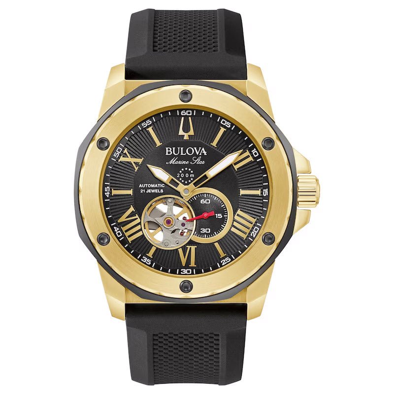 Reloj Bulova Marine Star para Hombre Negro 98a272