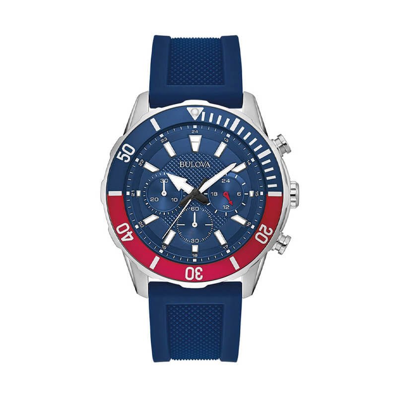 Reloj para hombre exclusivo Bulova azul 98k111