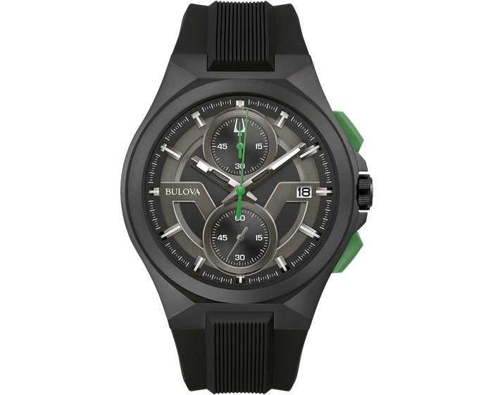 Reloj con correa negra Maquina para caballero 98b381