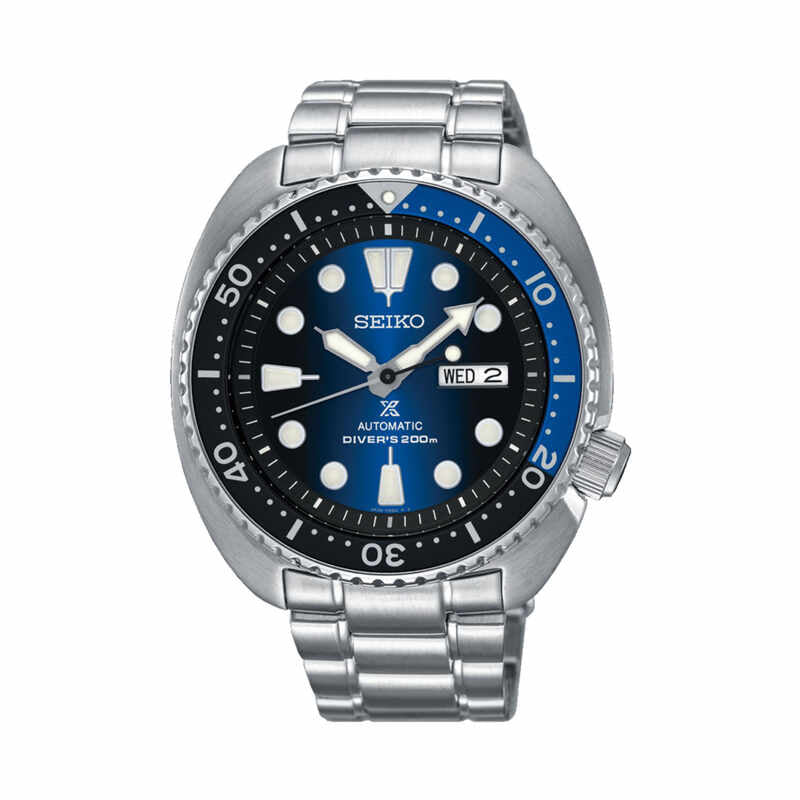 Seiko Prospex Sea Series Reloj de buceo automático Srpc25j1 con correa de acero inoxidable para hombre, reloj de buceo automático de 200 m
