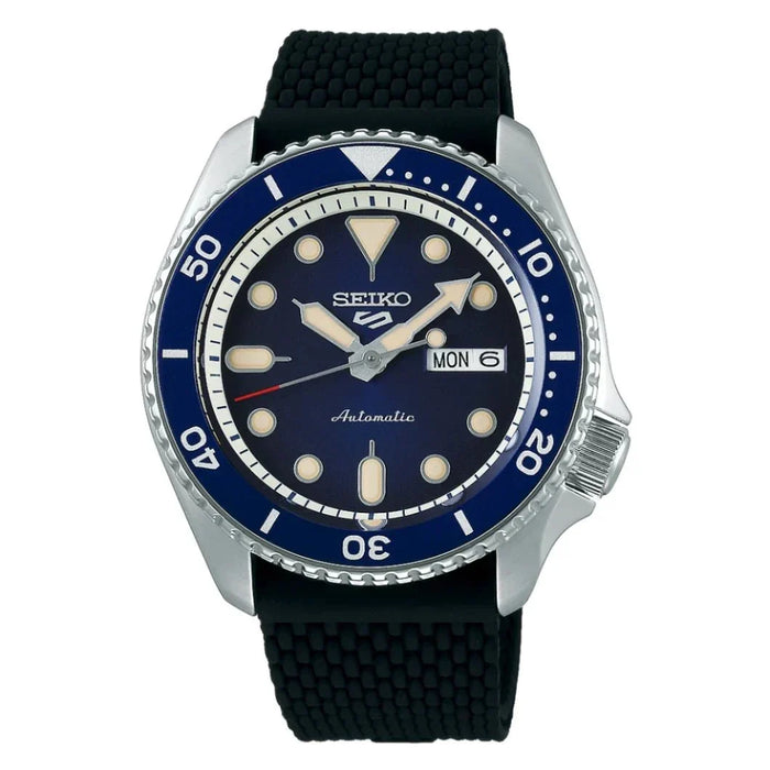 Reloj Seiko 5 Sports Auto para hombre, azul Srpd71k2