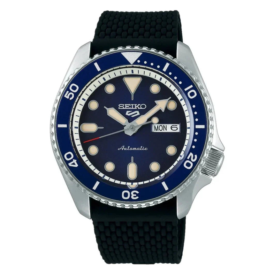 Reloj Seiko 5 Sports Auto para hombre, azul Srpd71k2
