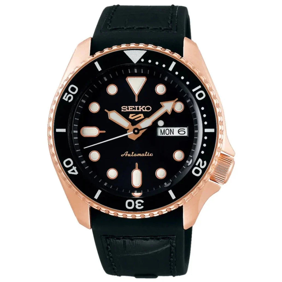 Seiko 5 Sports Reloj automático para hombre negro Srpd76k1