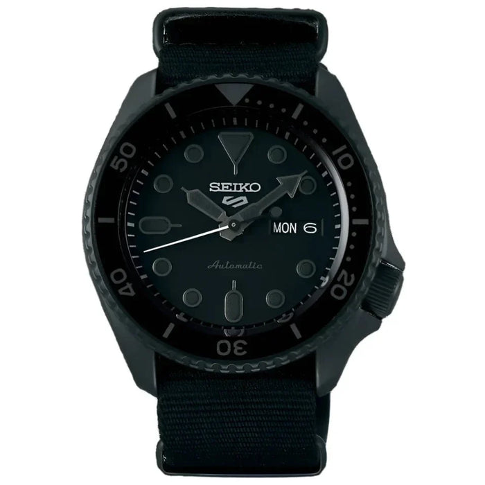 Reloj Seiko 5 Sports automático negro para hombre Srpd79k1