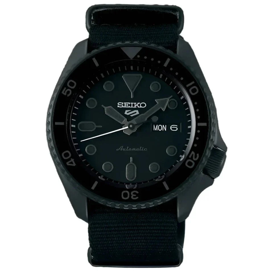 Reloj Seiko 5 Sports automático negro para hombre Srpd79k1
