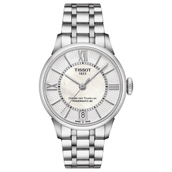Tissot Reloj Automático para Mujer Chemin Des Tourelles Powermatic 80 T0992071111300