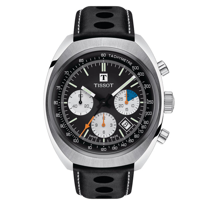Tissot Mens Watch T Heritage 1973 Chronograph 43mm Black T1244271605100