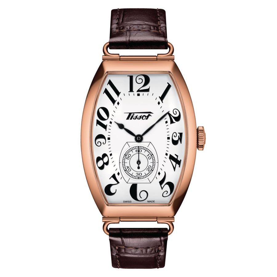 Reloj Tissot para Mujer Heritage Porto de Cuerda Manual Blanco Marrón T1285053601200