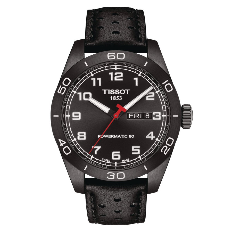 Reloj Tissot Cronógrafo de Hombre Prs 516 Powermatic 80 Negro T1314303605200