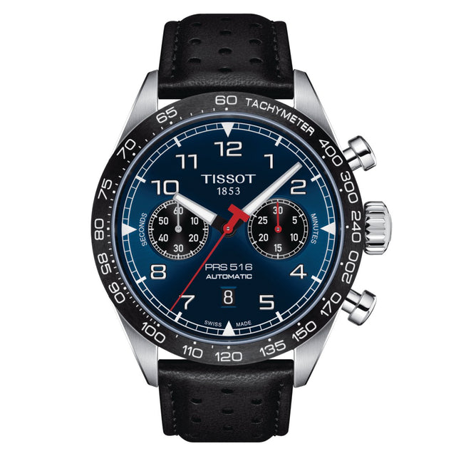 Reloj Tissot de hombre Prs 516 Cronógrafo automático 45mm Acero negro T1316271604200