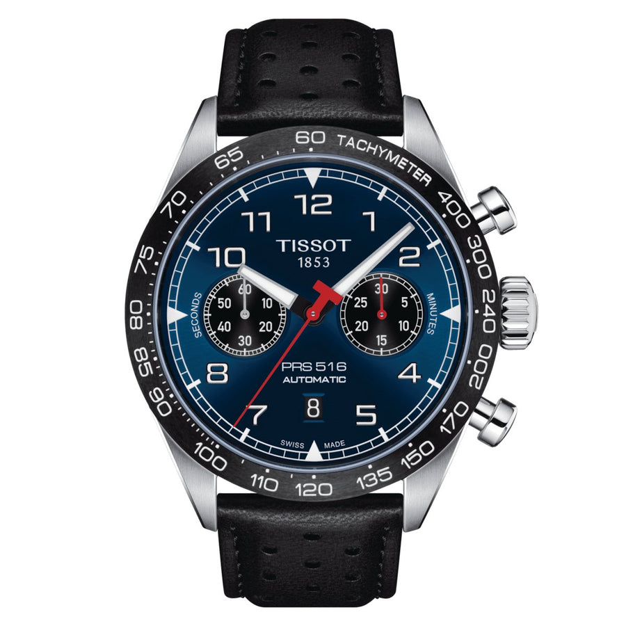 Reloj Tissot de hombre Prs 516 Cronógrafo automático 45mm Acero negro T1316271604200