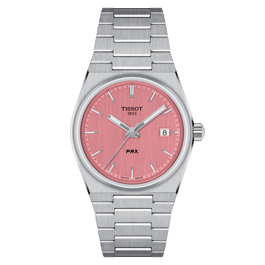 Reloj Tissot PRX 35mm para mujer, rosa T1372101133100