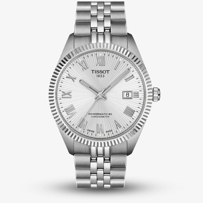 Tissot Ballade Powermatic 80 COSC Esfera Plateada T156.408.11.033.00