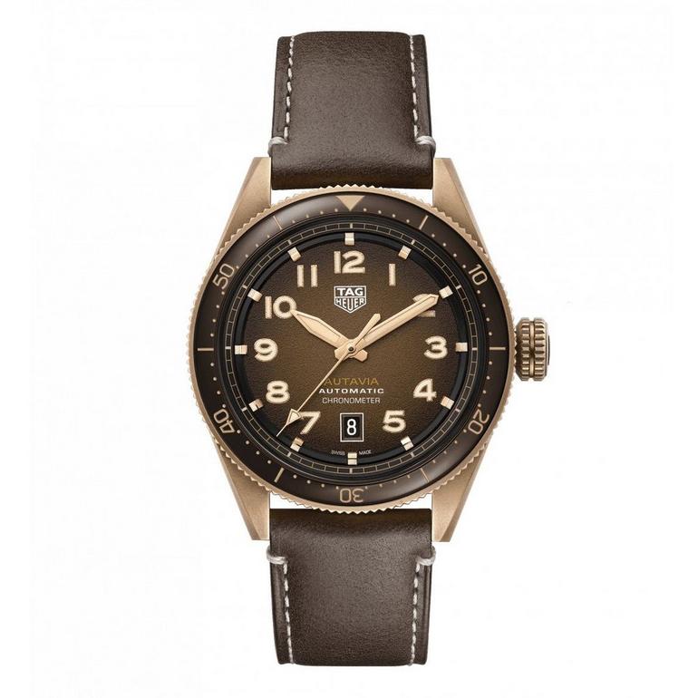 Reloj automático de hombre Tag Heuer Autavia de bronce