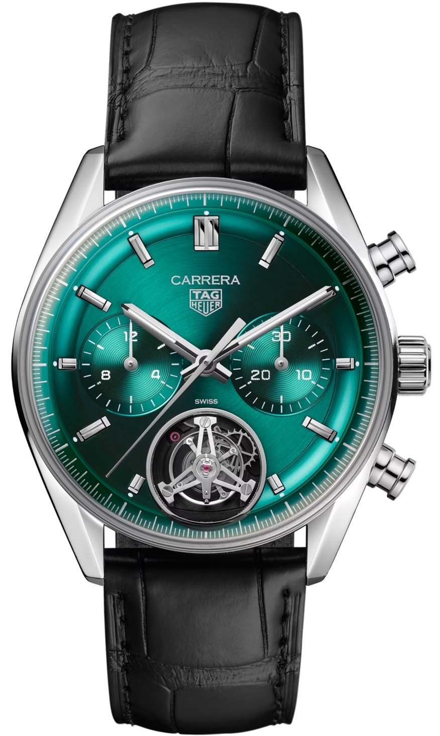 Reloj Tag Heuer Carrera Cronógrafo Tourbillon Cbs5011 Fc6566
