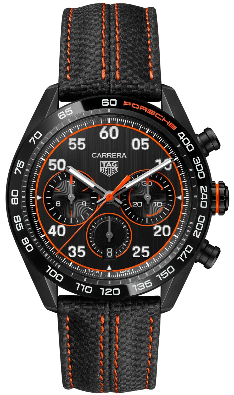 Reloj Tag Heuer Carrera Porsche Orange Racing Special Edition Cbn2a1m Fc6526