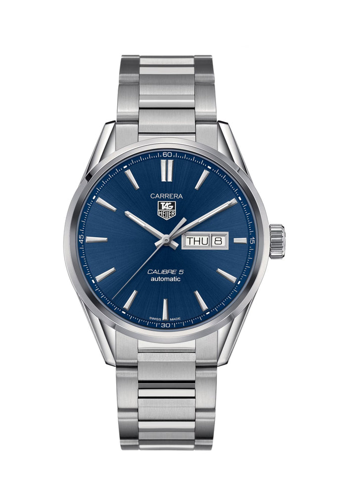 Reloj Carrera Calibre 5 Acero Azul Hombre War201e Ba0723