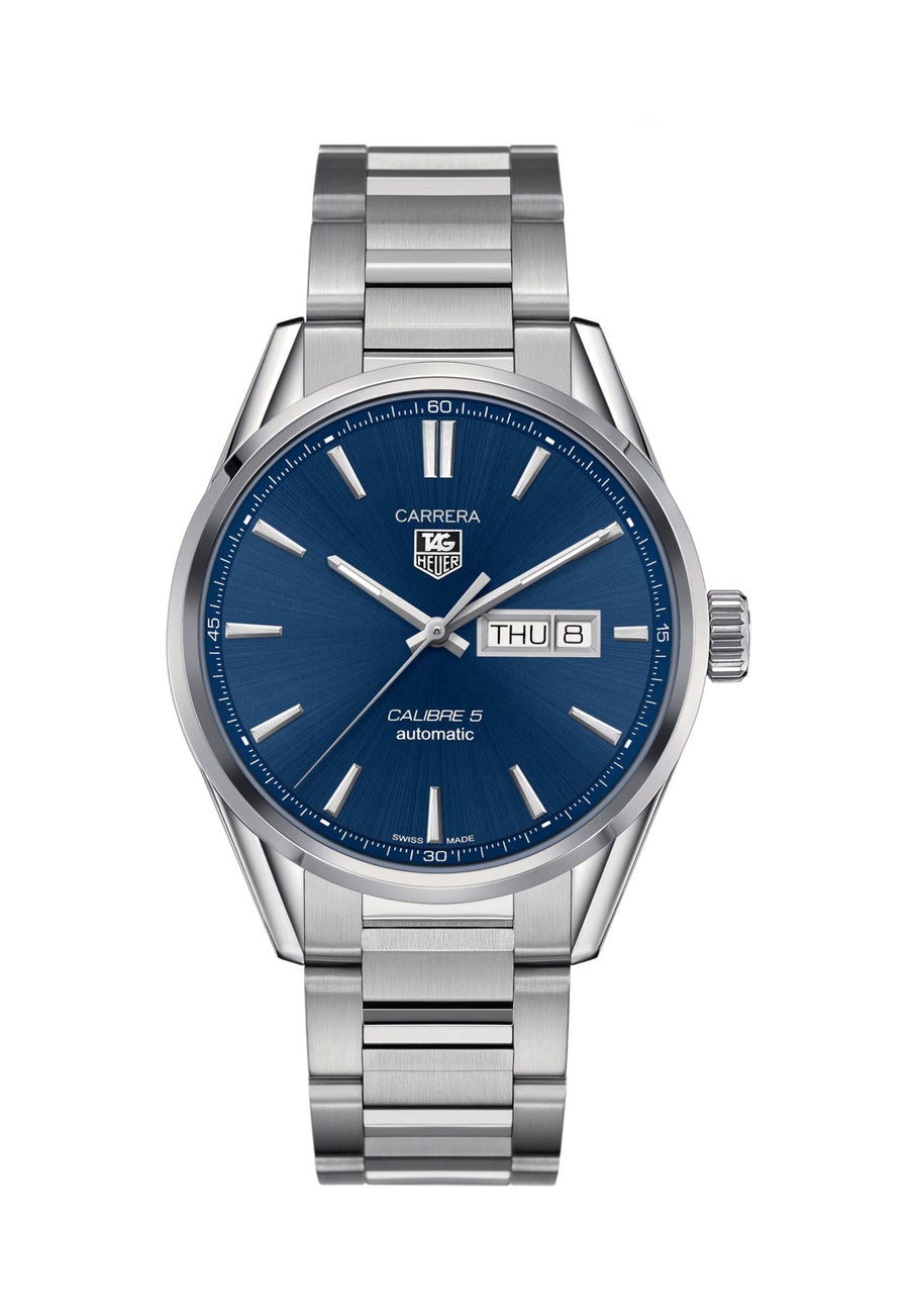 Reloj Carrera Calibre 5 Acero Azul Hombre War201e Ba0723