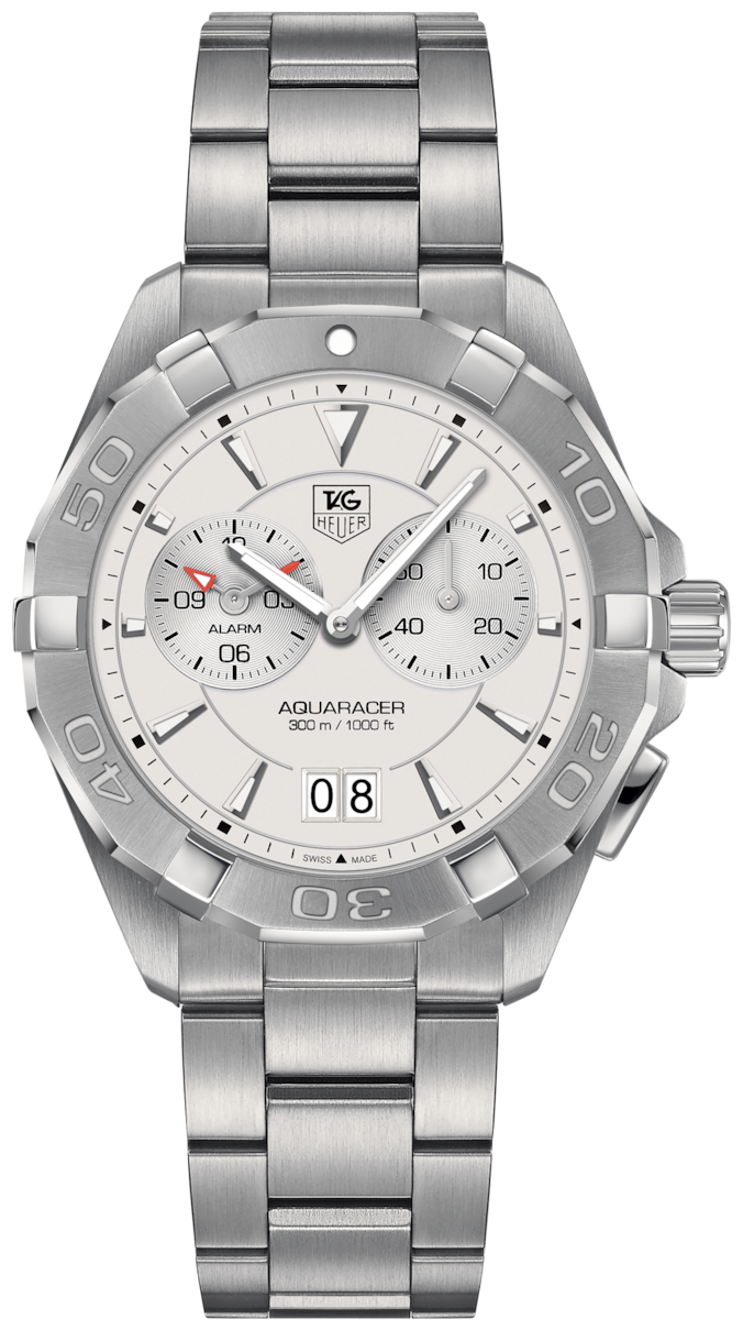 Reloj Tag Heuer Aquaracer de hombre con esfera blanca WAY111Y BA0928