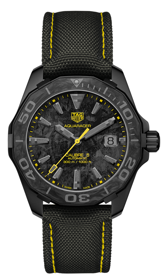 Tag Heuer Aquaracer Carbon Dial Watch For Men Wbd218b Fc6446
