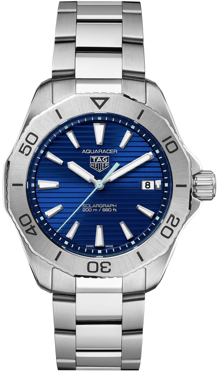 Reloj Tag Heuer Aquaracer Professional 200 Solargraph Azul Wbp1113 Ba0000