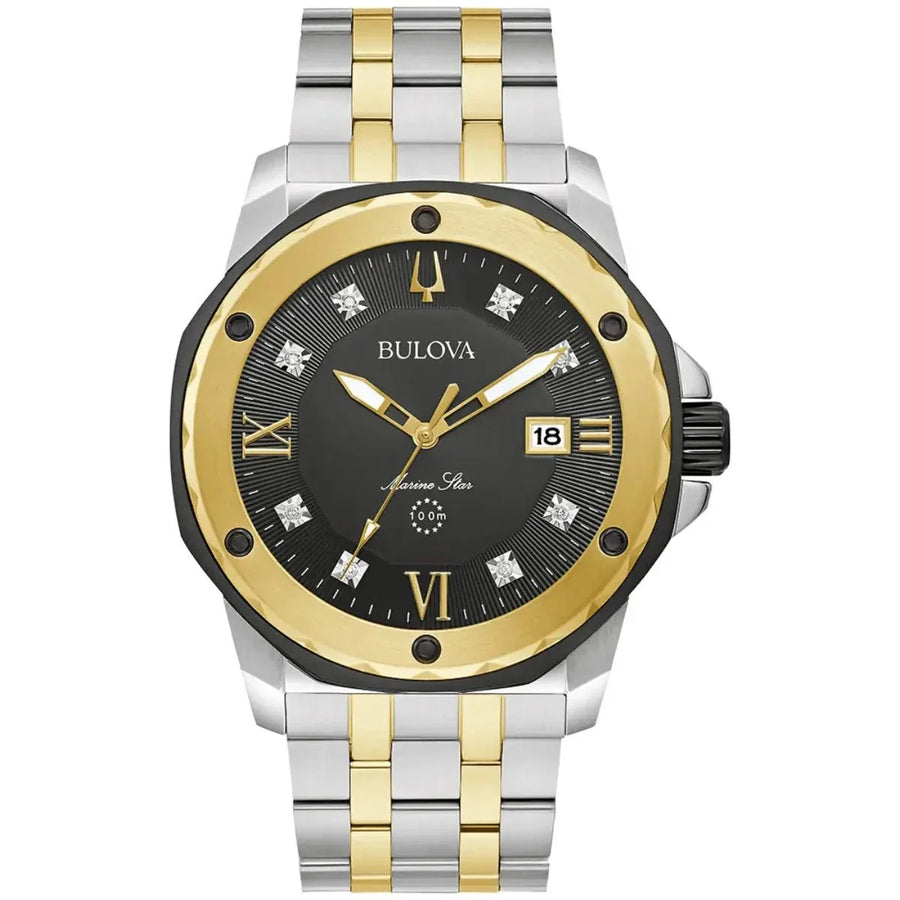 Reloj Bulova Marine Star para hombre de dos tonos 98d175