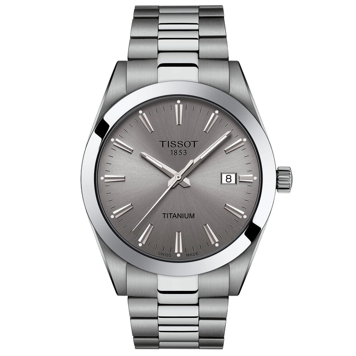 Tissot Gentleman Titanium Reloj Gris para Hombre T1274104408100
