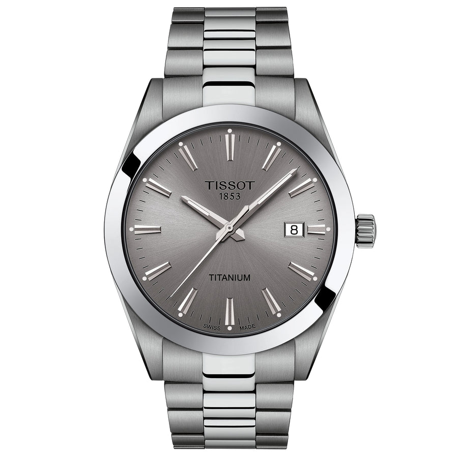 Tissot Gentleman Titanium Reloj Gris para Hombre T1274104408100