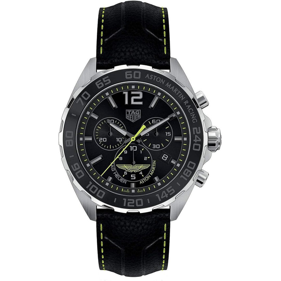 Reloj de Hombre Tag Heuer Fórmula 1 Aston Martin Red Bull Racing Edición Especial Cuarzo Cronógrafo 43mm Caja de Acero Inoxidable con Correa Textil Azul Esfera Azul