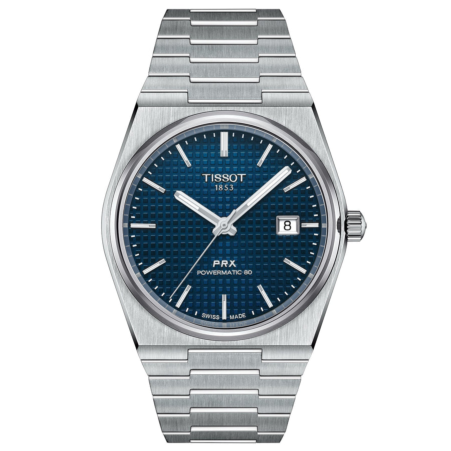 Reloj de hombre Tissot Prx Powermatic 80 azul T1374071104100