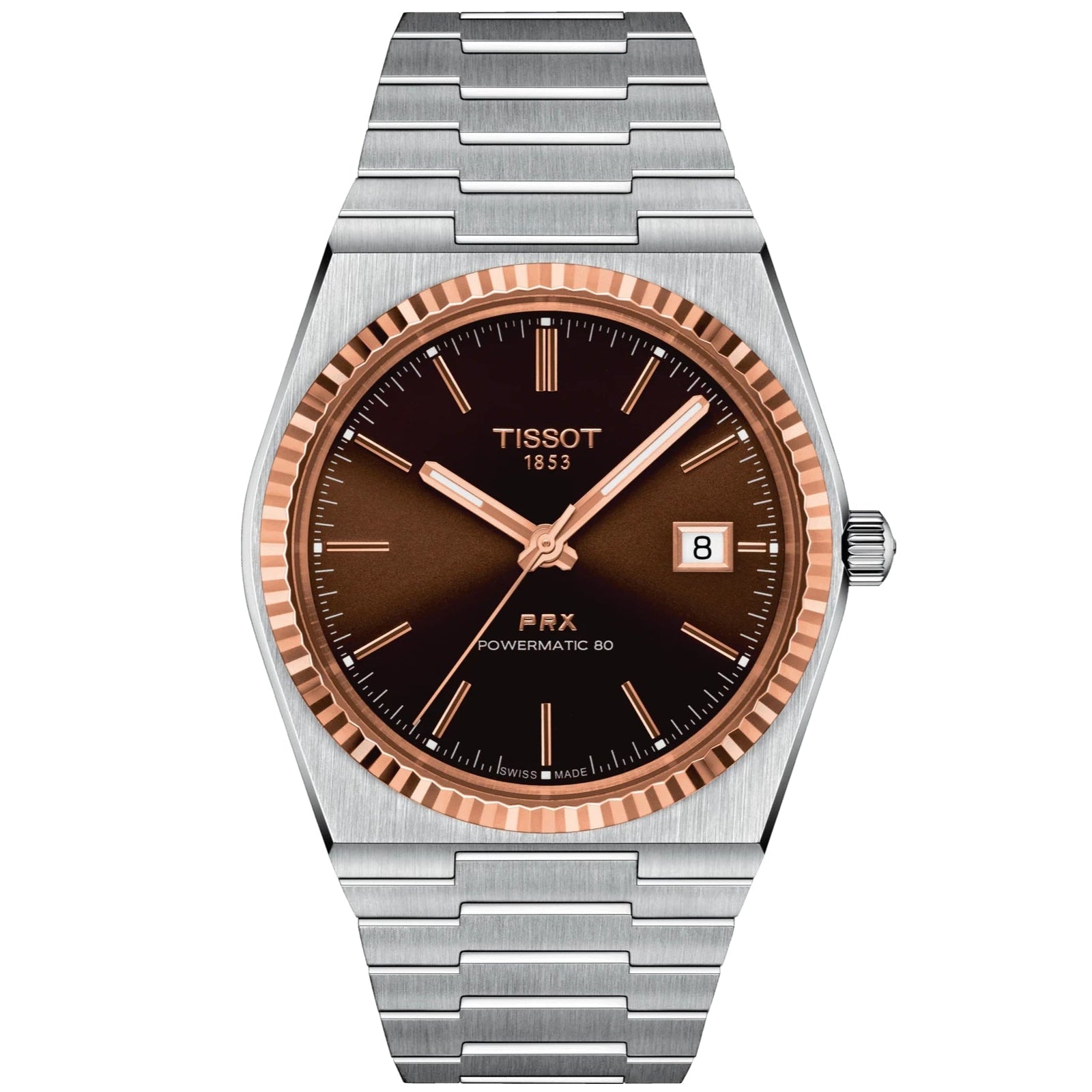Tissot Prx Powermatic 80 Mens Silver Watch T931 407 41 291 00