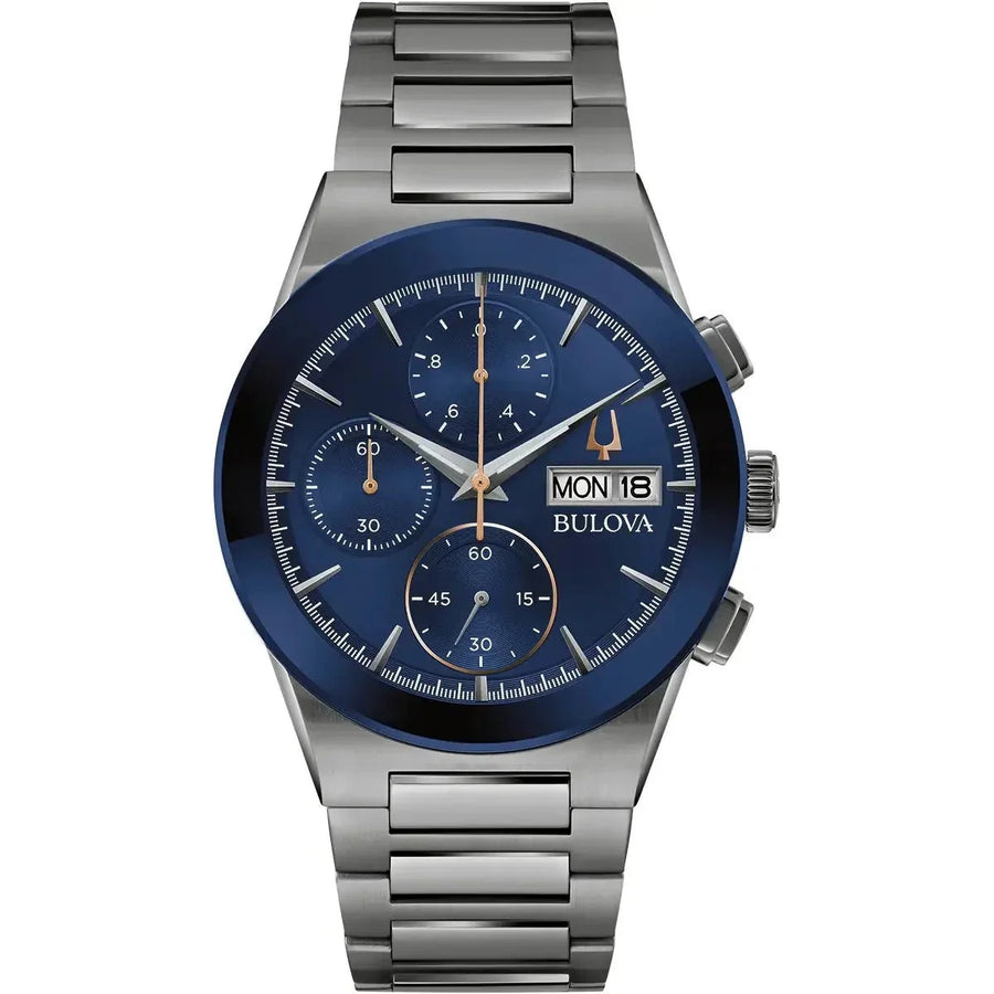 Reloj Bulova Millennia para hombre, azul 98c143