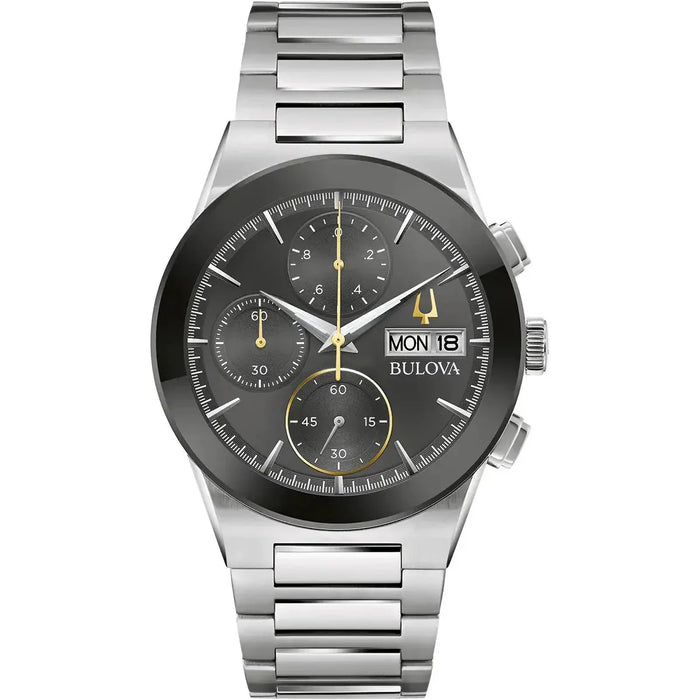Bulova Millennia Mens Silver Watch 96c149