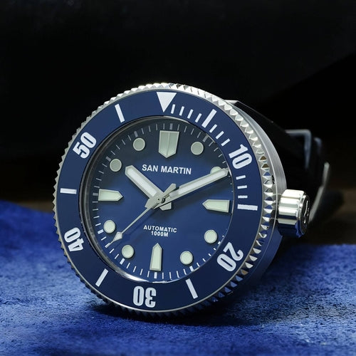 San Martin - Reloj mecánico de buceo