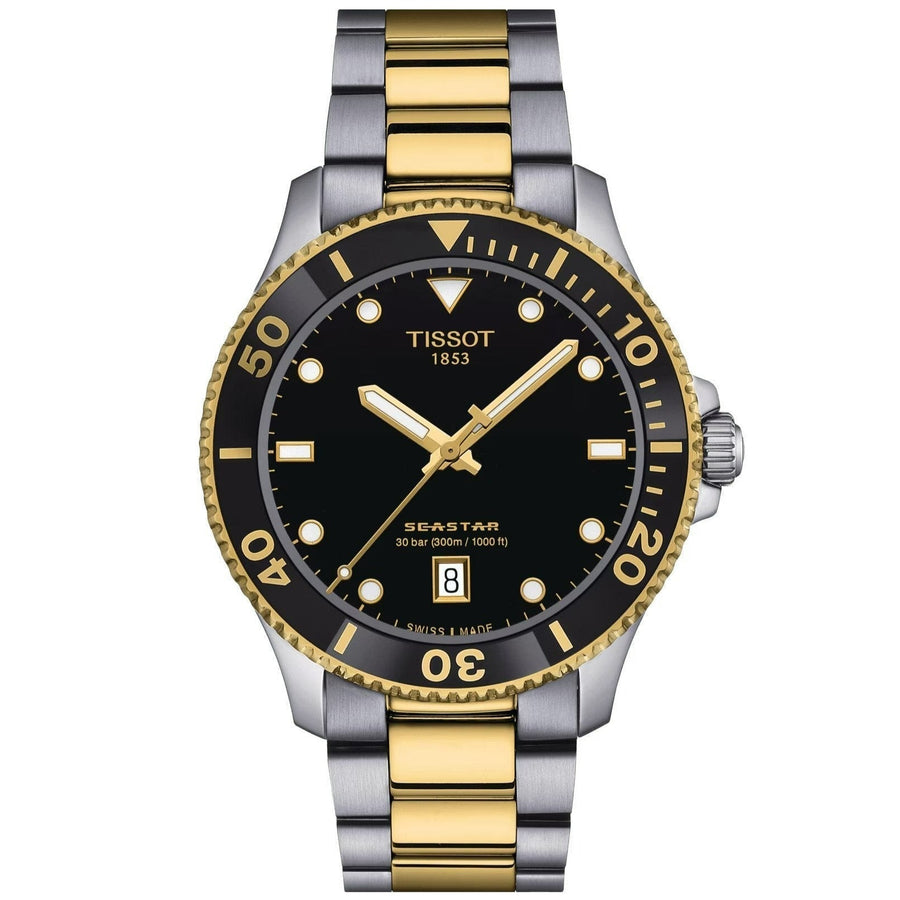 Reloj Tissot Seastar 1000 para hombre, negro, T120 410 22 051 00