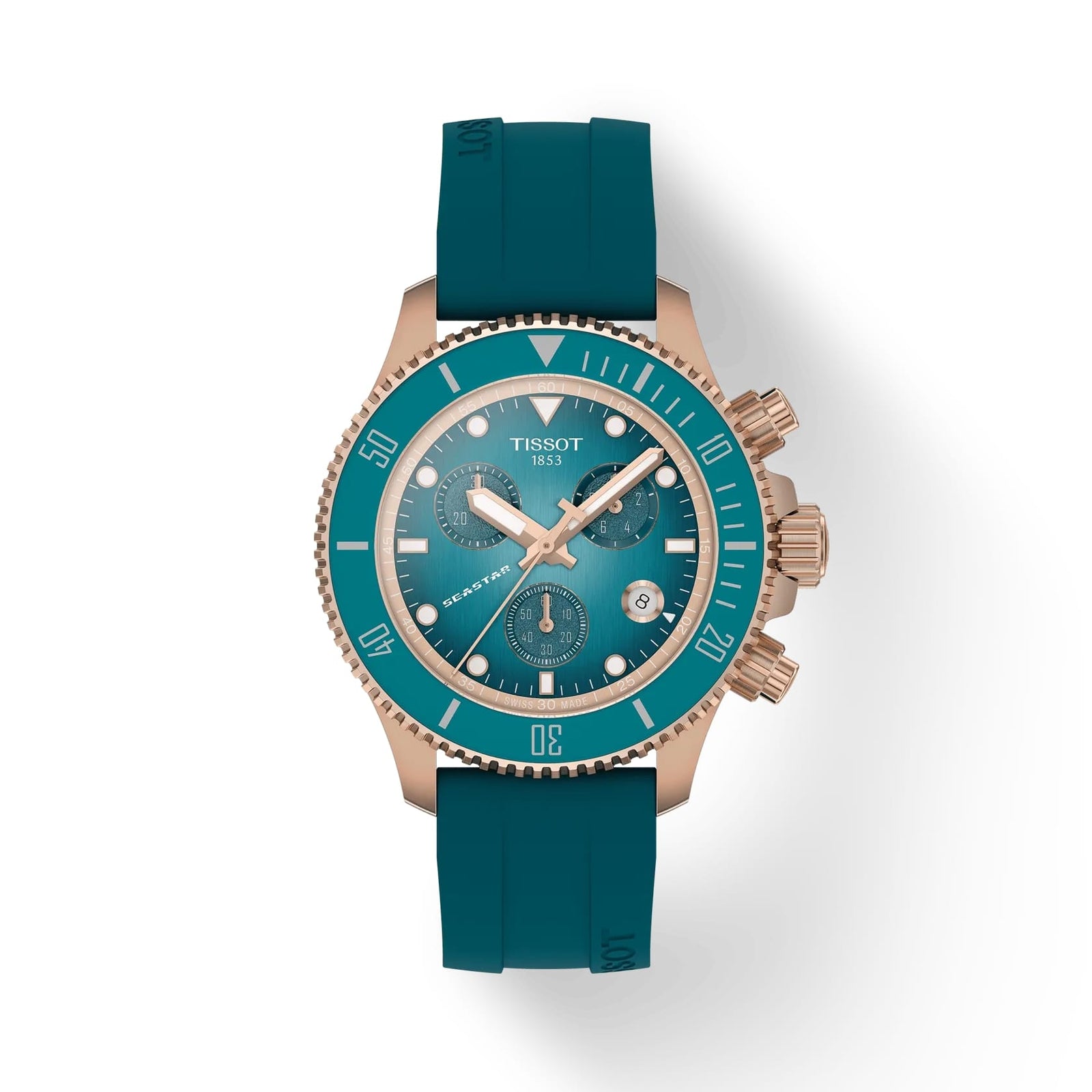 Tissot Seastar 1000 Quartz Chronograph 38mm Blue Rubber T120.217.37.041.00