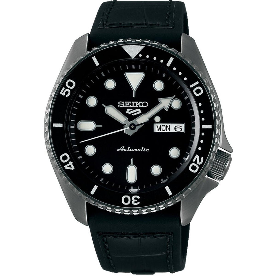 Reloj Seiko 5 Sports automático para hombre negro Srpd65k3