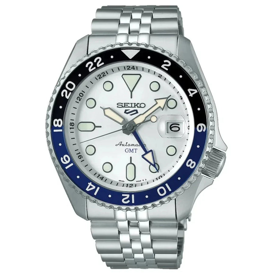 Seiko 5 Sports Auto Reloj de hombre plateado SSK033K1