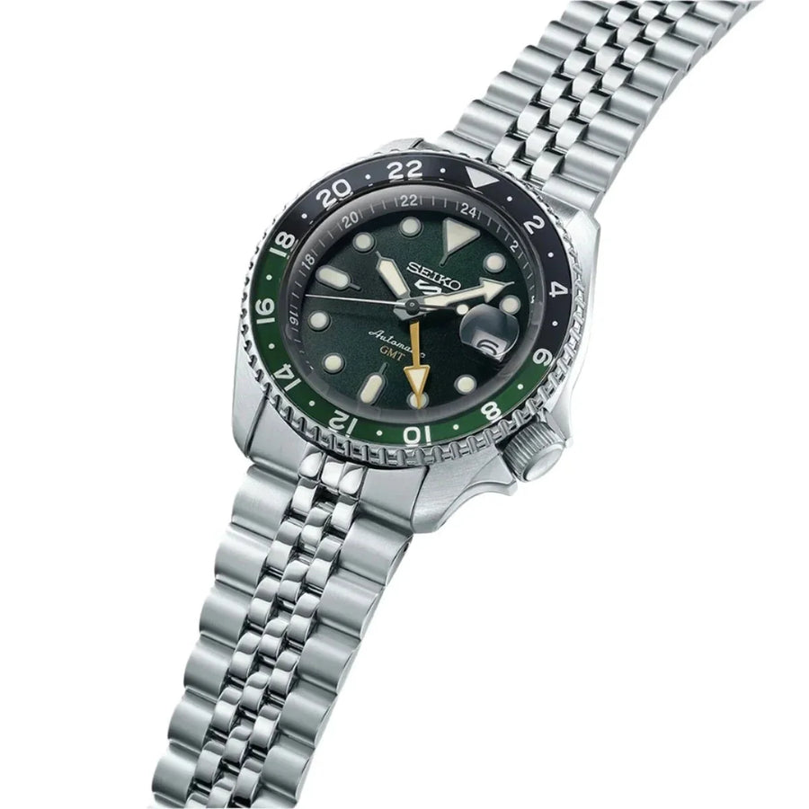 Seiko 5 Sports Auto Mens Green Watchssk035k1