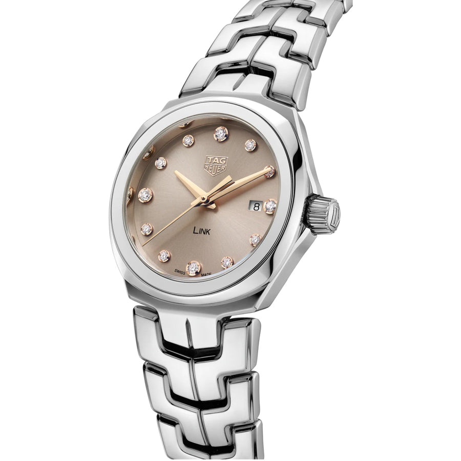 TAG Heuer Watch Link Quartz Ladies Wbc131e Ba0649