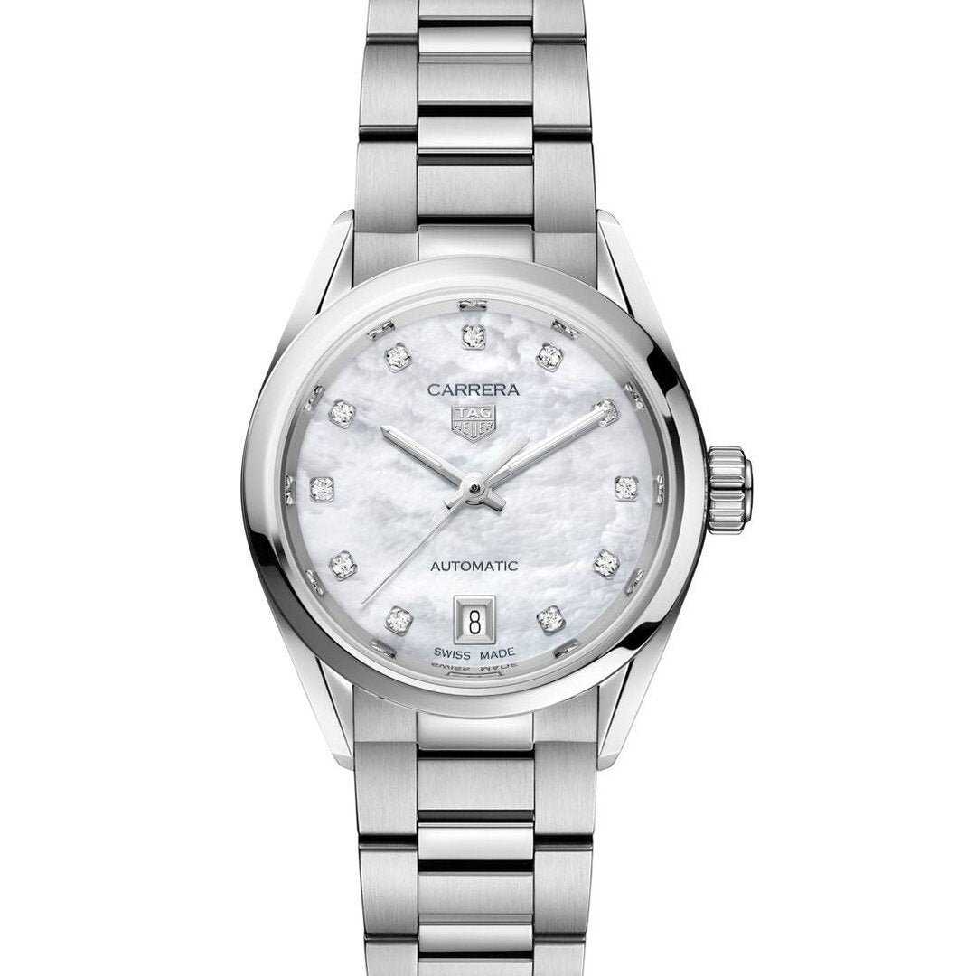 Tag Heuer Watch Carrera Calibre 9 Automatic Ladies Wbn2412 Ba0621