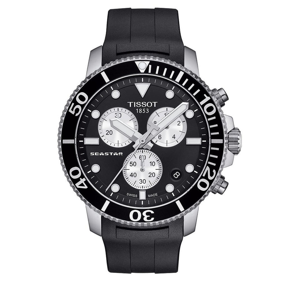 Reloj cronógrafo Tissot Seastar 1000 Naranja T1204171705100