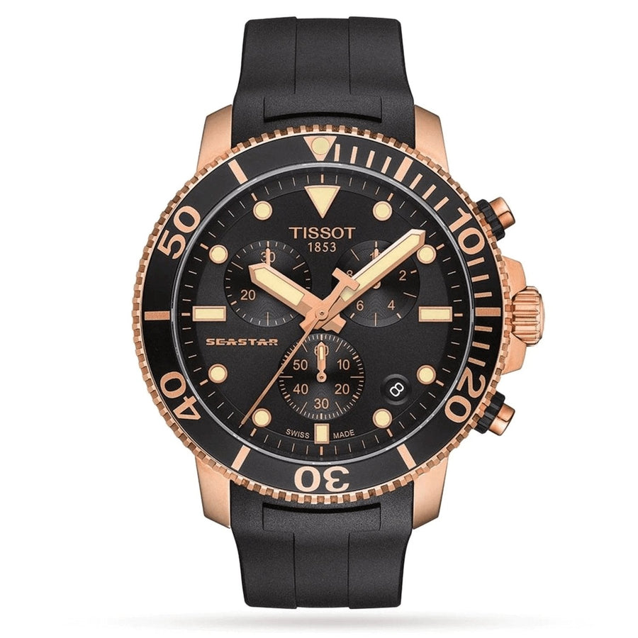Tissot Reloj Cronógrafo Seastar 1000 Oro Rosa T1204173705100 2